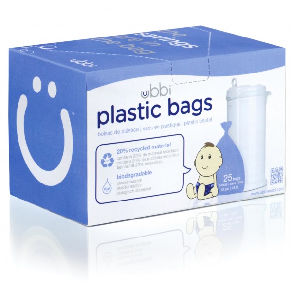 Ubbi - Plastic Bag (25 bags) - Ubbi - BabyOnline HK