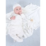 Organic Cotton Footed Pants - Blush (0-3M) - Under the Nile - BabyOnline HK