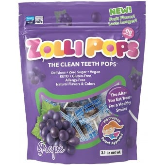 Anti Cavity Lollipops (Grape) - 15 lollipops